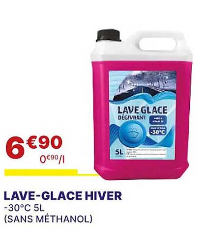 lave-glace hiver