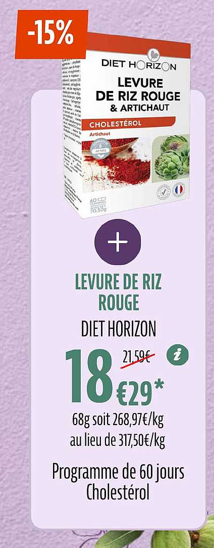 levure de riz rouge diet horizon