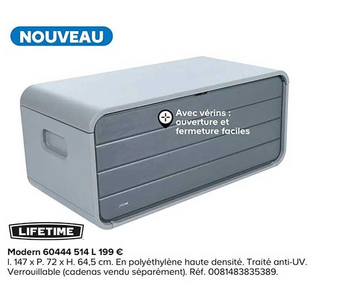 lifetime modern 60444 514 l