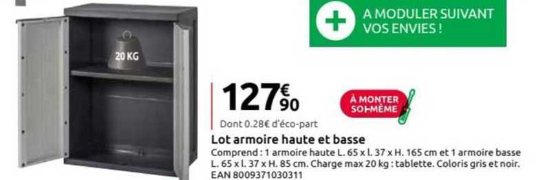 Lot Armoire Haute Et Basse