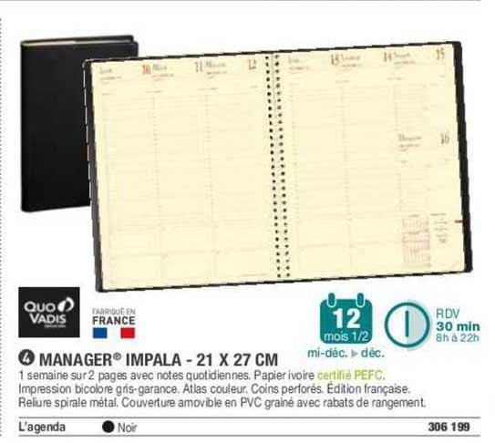 manager impala - 21 x 27 cm quo vadis