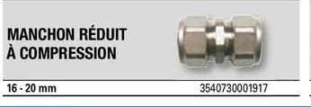 manchon réduit à compression