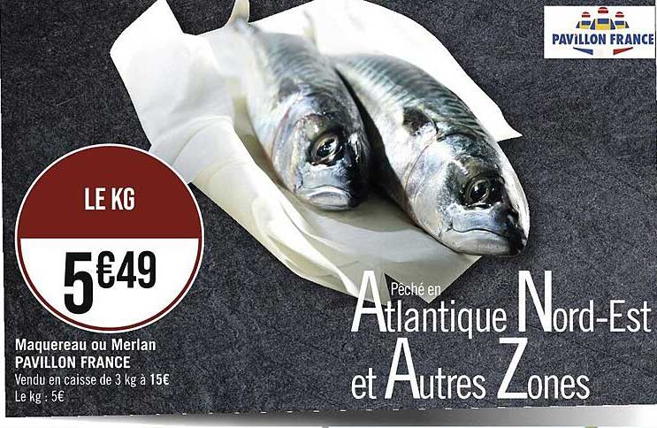 maquereau ou merlan pavillon france