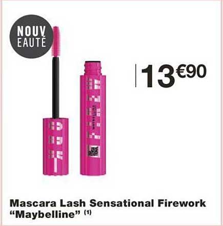 mascara lash sensational firework "maybelline"