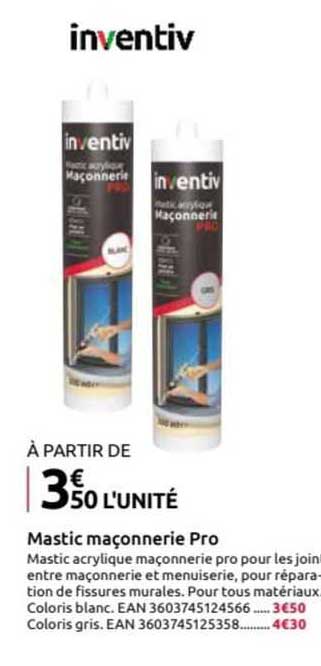 Mastic Maçonnerie Pro Inventiv