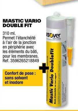 mastic vario double fit isover