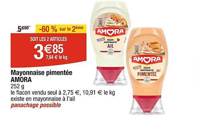 Mayonnaise Pimentée Amora