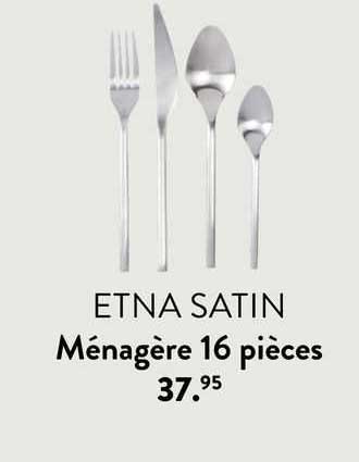 Ménagère 16 Pièces Etna Satin