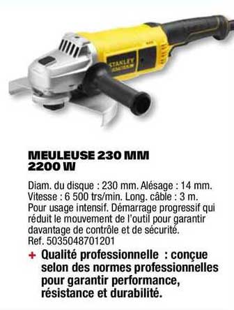 Meuleuse 230 Mm 2200 W Stanley