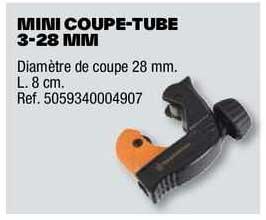 Mini Coupe-tube 3-28 Mm