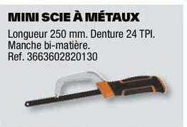 mini scie à métaux