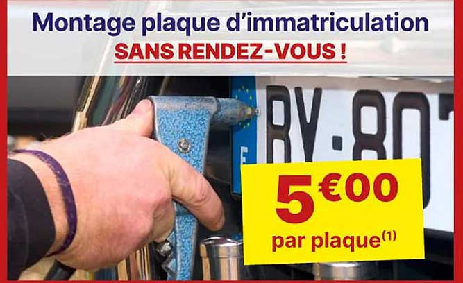 Montage Plaque D'immatriculation