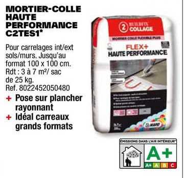 mortier-colle haute performance c2tes1