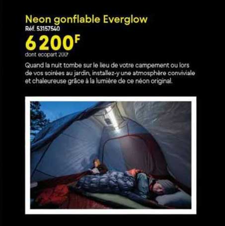 Néon Gonflable Everglow