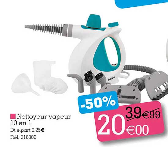 Nettoyeur Vapeur 10 En 1
