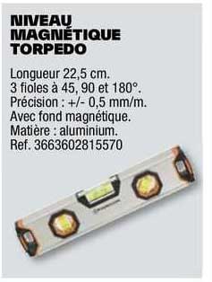 niveau magnétique torpedo