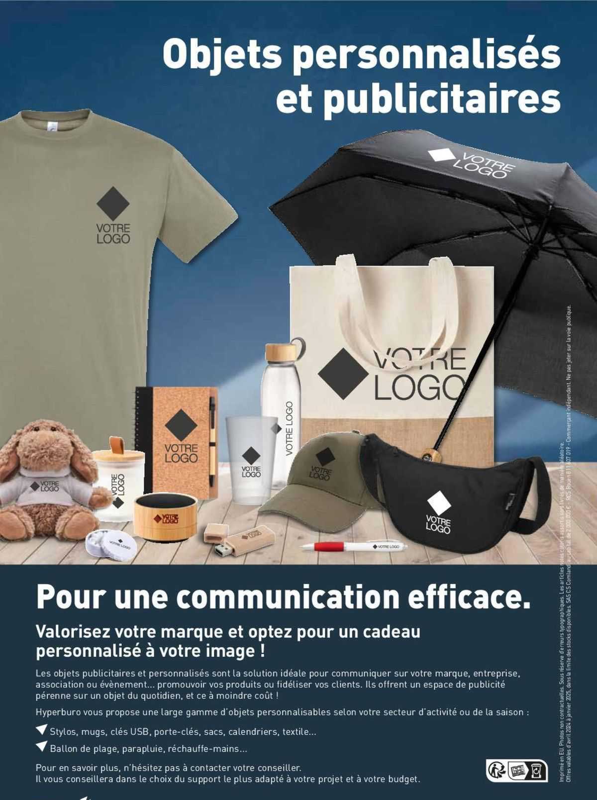 objets personnalisés et publicitaires