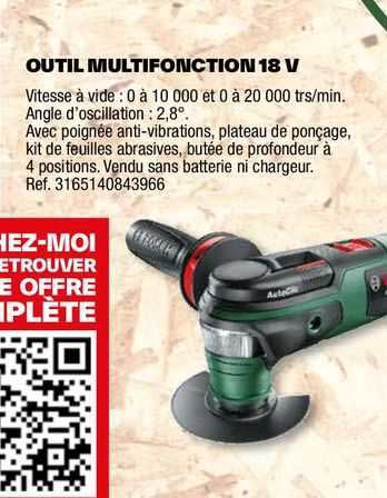 Outil Multifonction 18 V Bosch