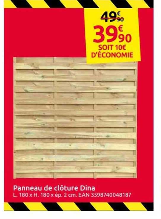 panneau de clôture dina