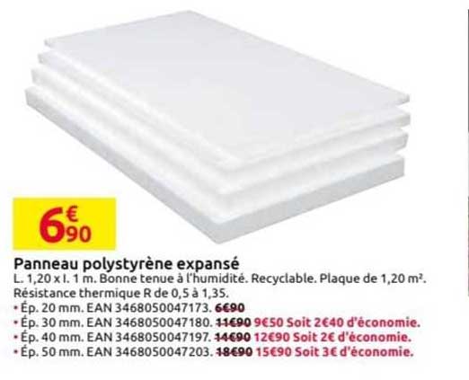 panneau polystyrène expansé