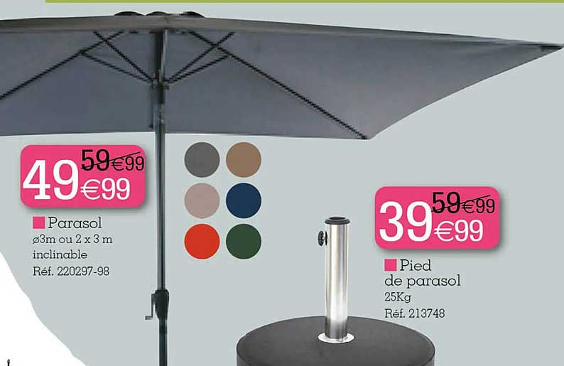 Parasol, Pied De Parasol