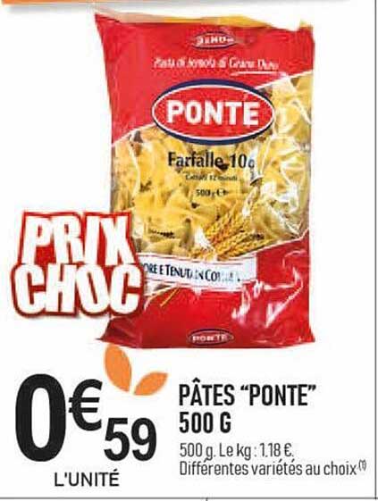 pâtes "ponte" 500 g