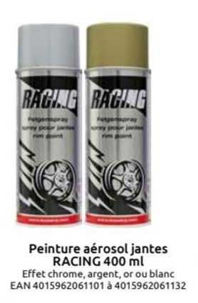 peinture aérosol jantes racing 400 ml