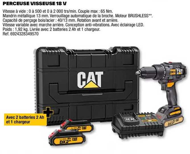 perceuse visseuse 18 v cat