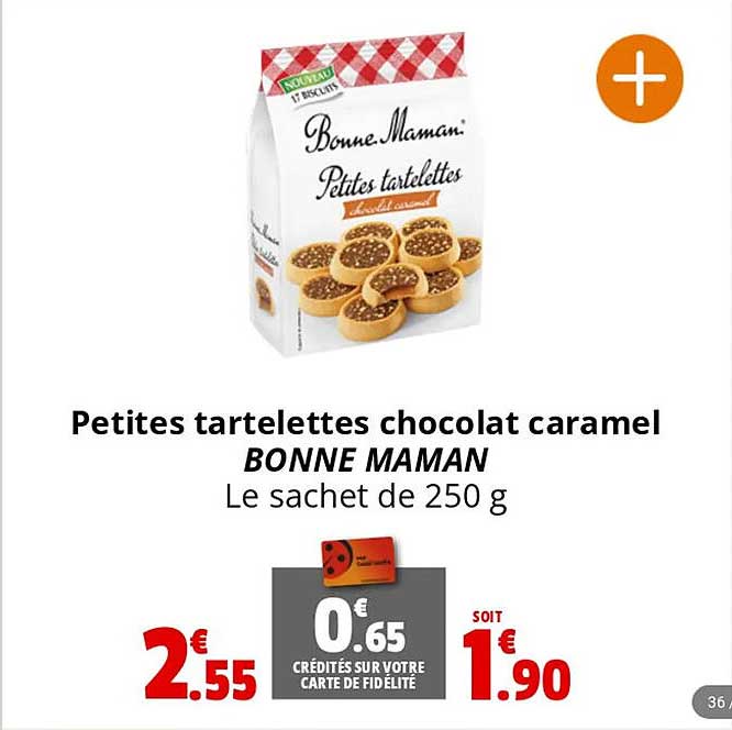 petites tartelettes chocolat caramel bonne maman