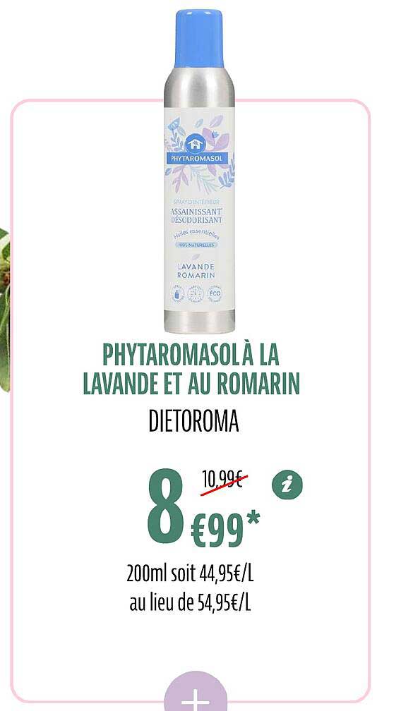 Phytaromasol à La Lavande Et Au Romarin Dietoroma