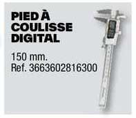 pied à coulisse digital