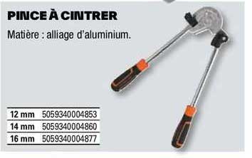 pince à cintrer