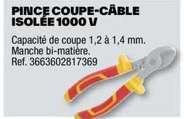 pince coupe-câble isolée 1000 v