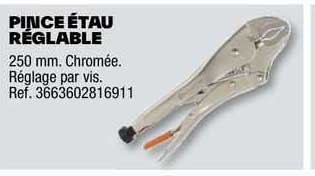 pince étau réglable
