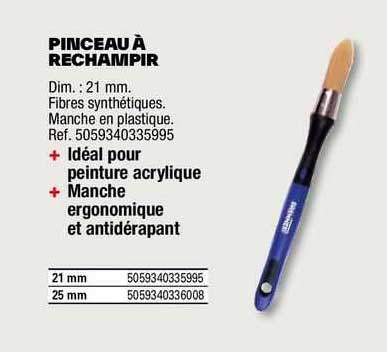 pinceau à rechampir