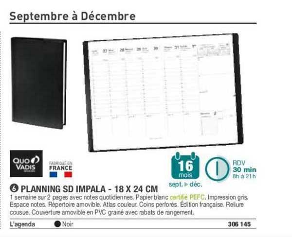 planning sd impala - 18 x 24 cm quo vadis