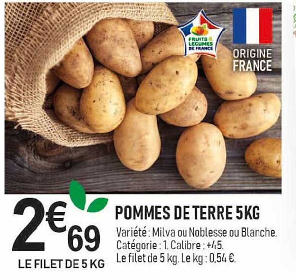 Pommes De Terre 5 Kg