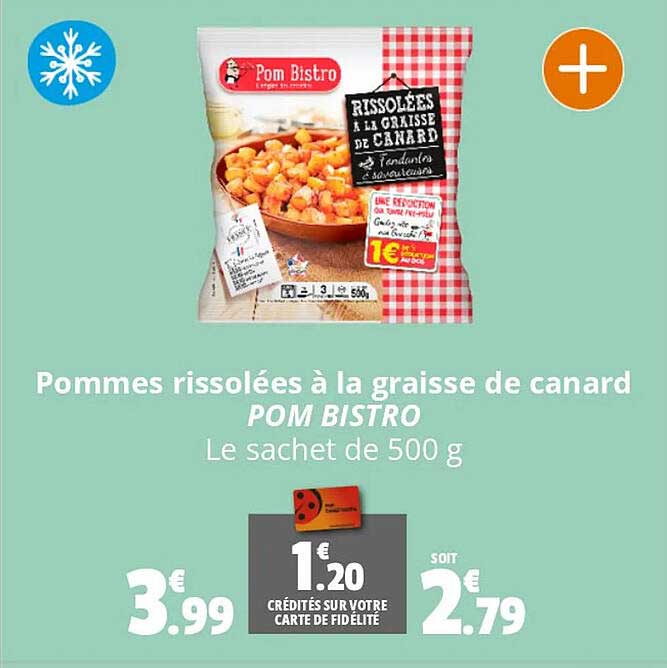 Pommes Rissolées à La Graisse De Canard Pom Bistro