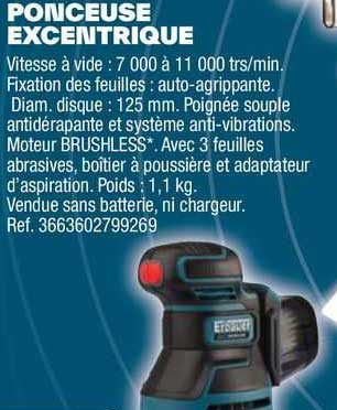 ponceuse excentrique