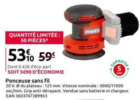 Ponceuse Sans Fil