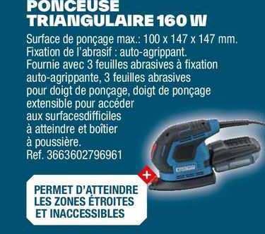 ponceuse triangulaire 160 w