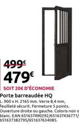 Porte Barreaudée Hq