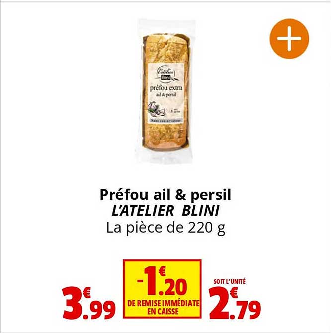 préfou ail & persil l'atelier blini