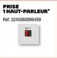 prise 1 haut-parleur