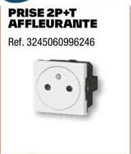 prise 2p+t affleurante