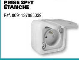 prise 2p+t étanche