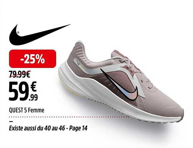 quest 5 femme nike