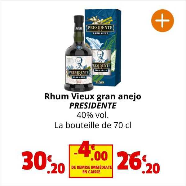 rhum vieux gran anejo presidente