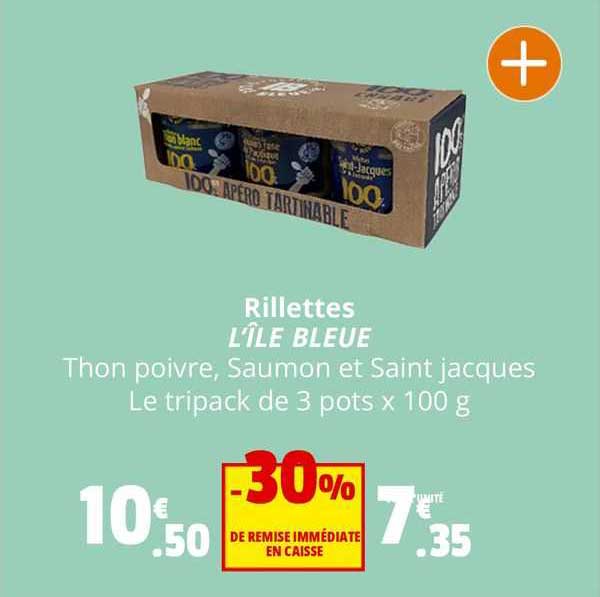 rillettes l'île bleue