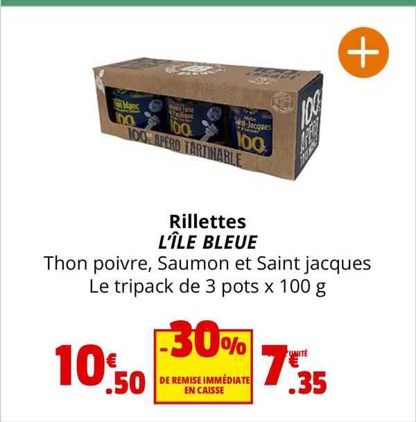 rillettes l'île bleue